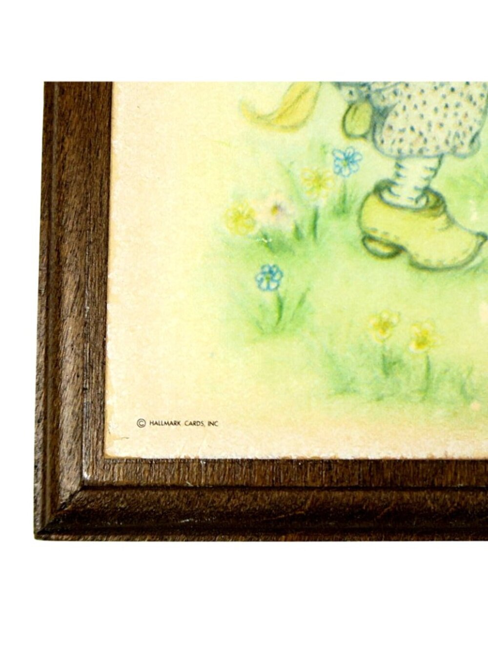Betsey Clark Joy Will Dance Plaque, Hallmark 1970s Vintage Cottage Wall Art - Picture 3 of 5